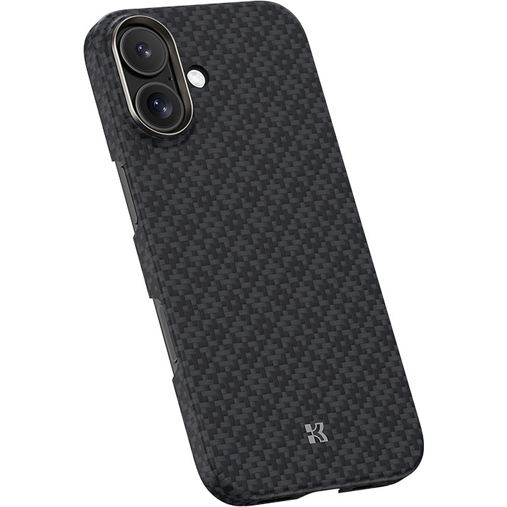 Benks Magnetic Armor Air Armor Grid Kevlar Case Metal Frame 600D for iPhone 17 black