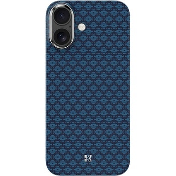 Benks Magnetic Armor Air Armor Grid Kevlar Case Metal Frame 600D for iPhone 17 blue