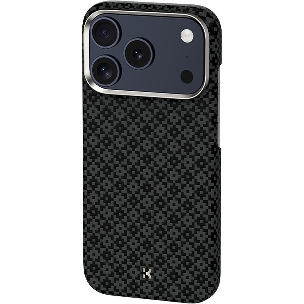 Benks Magnetic Armor Air Armor Grid Kevlar Case Metal Frame 600D for iPhone 17 Pro Max black