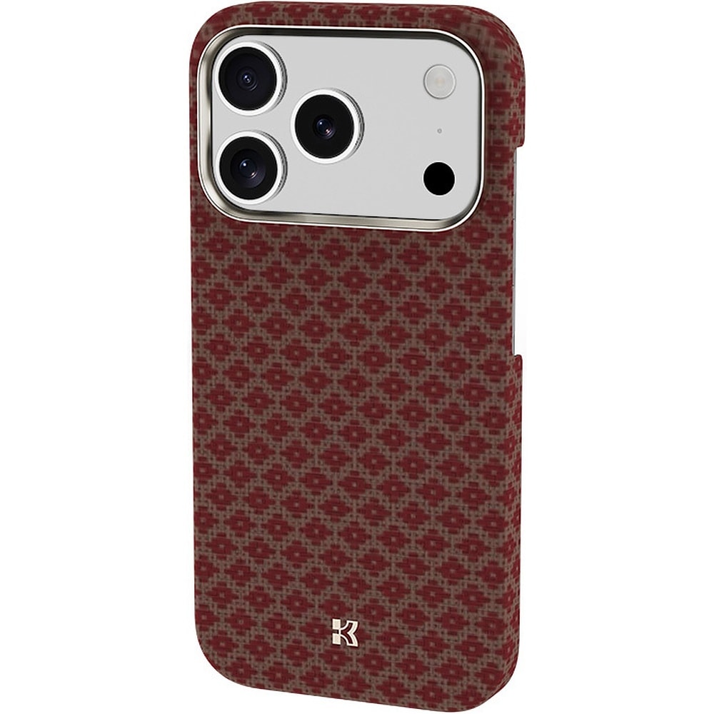 Benks Magnetic Armor Air Armor Grid Kevlar Case Metal Frame 600D for iPhone 17 Pro orange