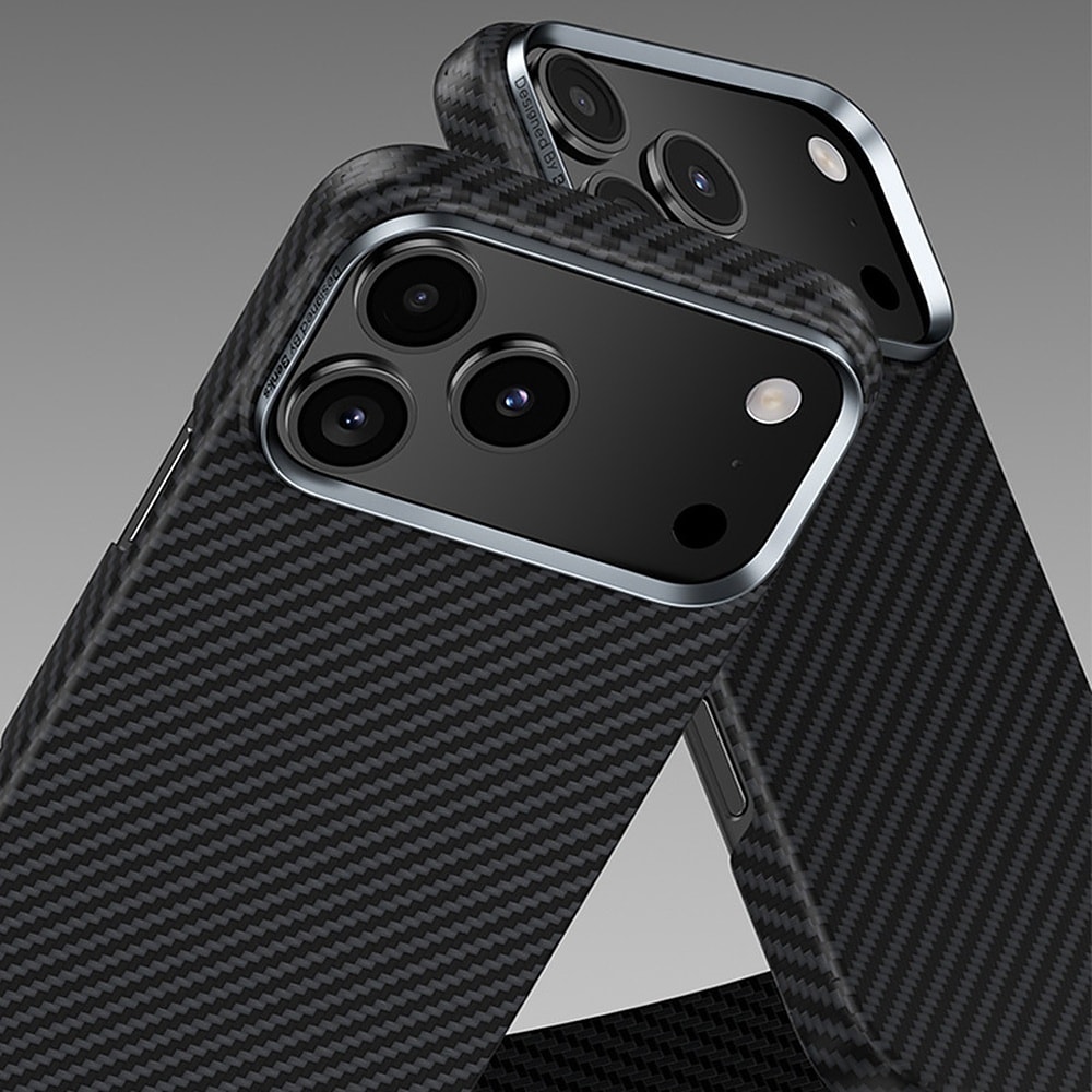 Benks Magnetic Armor Air Kevlar Case Metal Frame 600D for iPhone 17 Air black