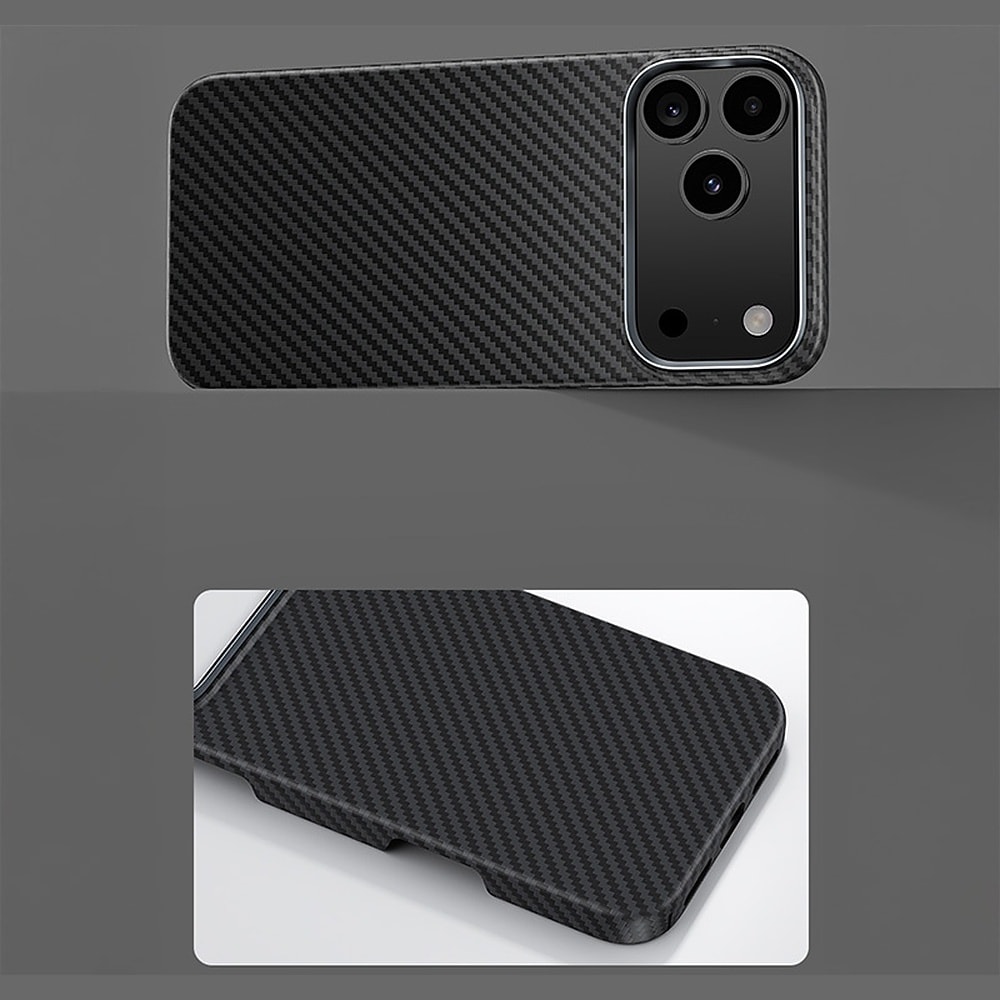 Benks Magnetic Armor Air Kevlar Case Metal Frame 600D for iPhone 17 Air black
