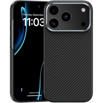 Benks Magnetic Armor Air Kevlar Case Metal Frame 600D for iPhone 17 Pro Max black