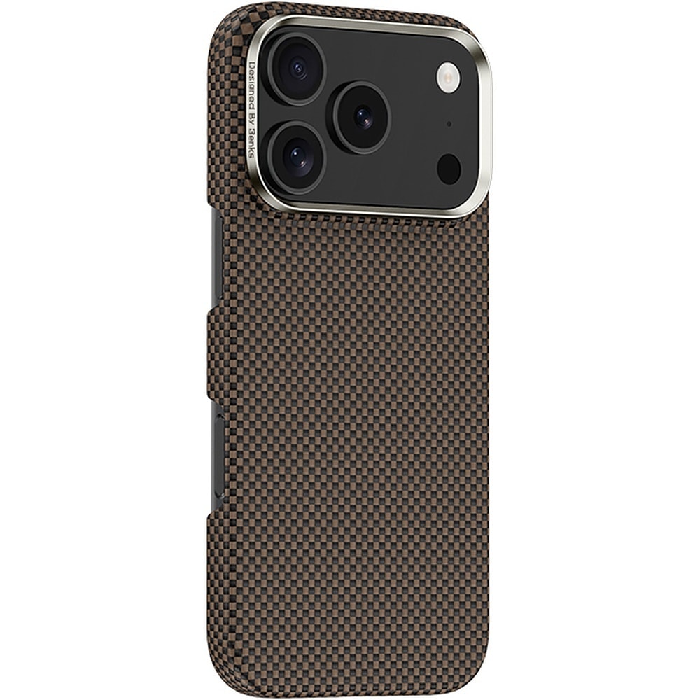Benks Magnetic Armor Tint Kevlar 1000D for iPhone 17 Pro gold