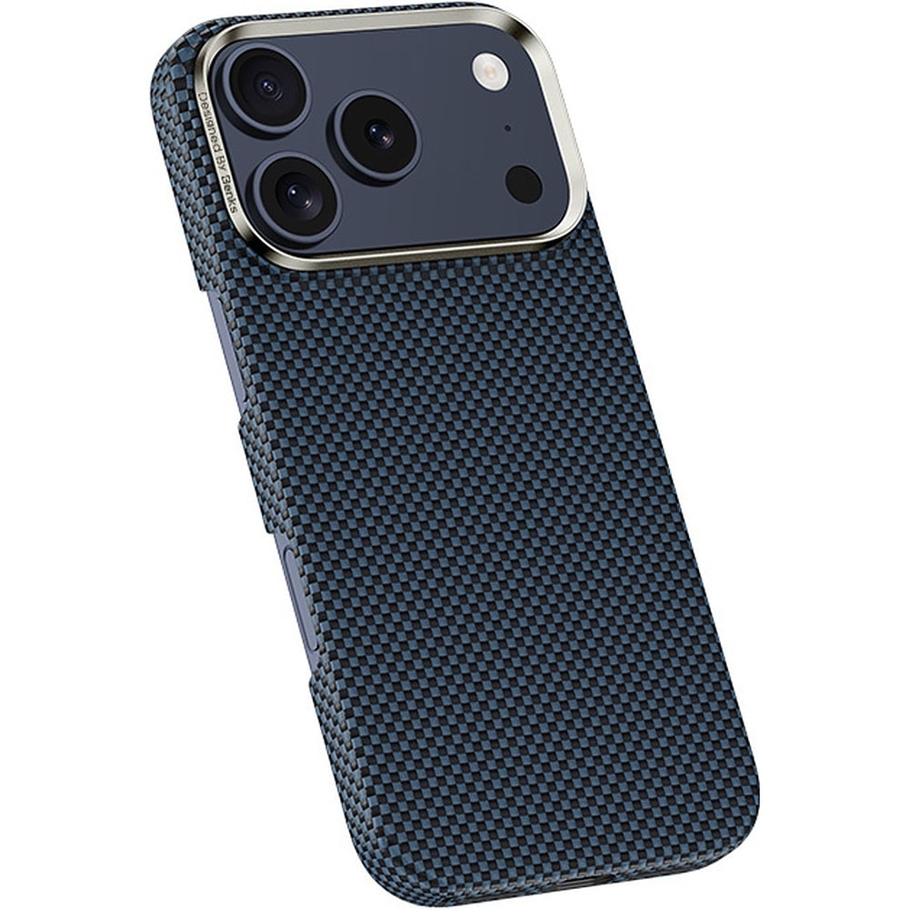 Benks Magnetic Armor Tint Kevlar 1000D for iPhone 17 Pro Max blue