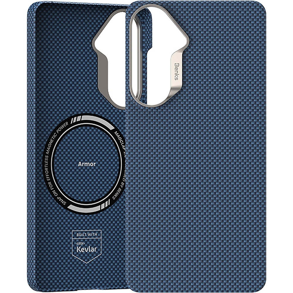 Benks Magnetic Armor Tint Kevlar 1000D for Samsung Galaxy S26 blue