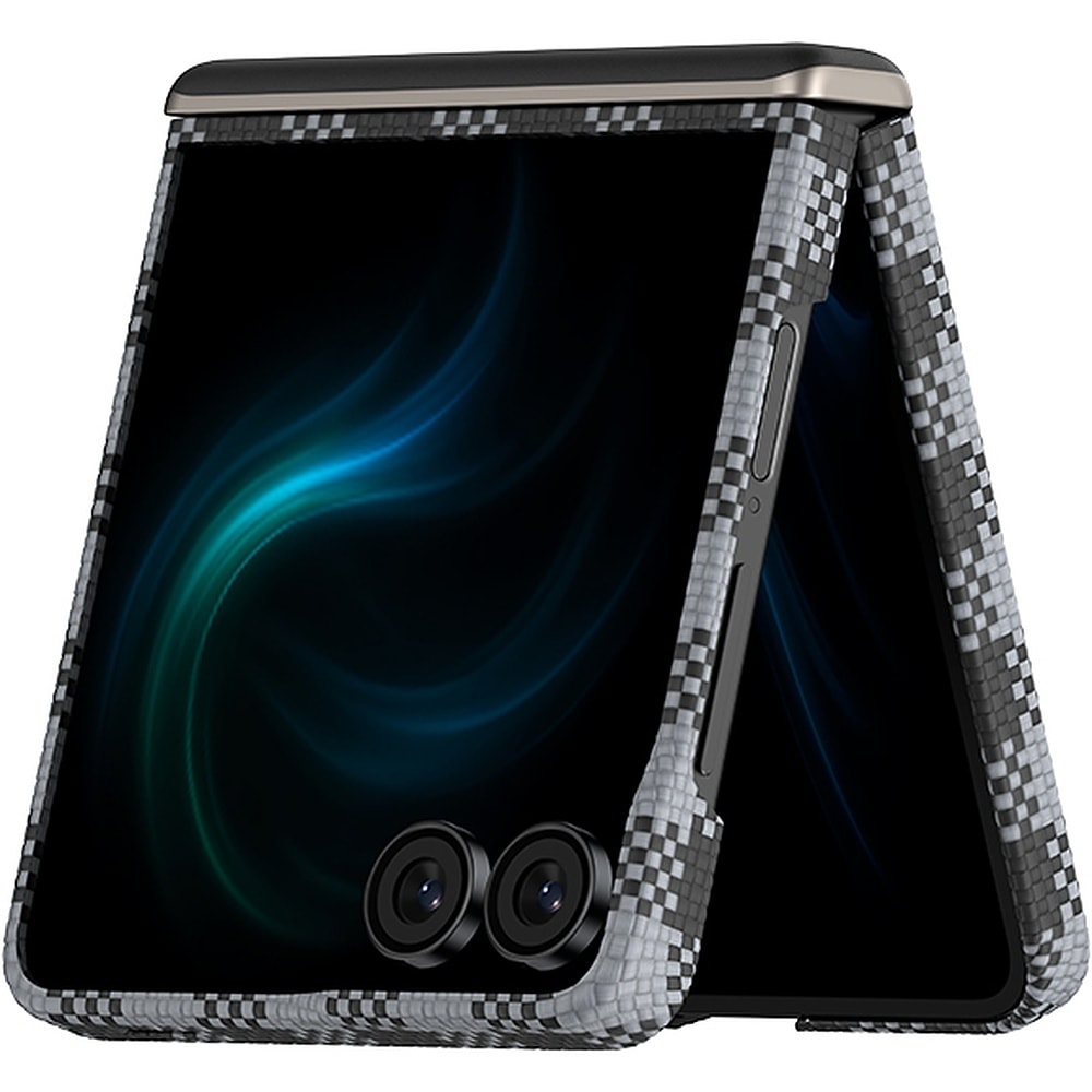 Benks Magnetic Armor Vichy Spin Kevlar Case 1000D for Samsung Galaxy Z Flip 7 black