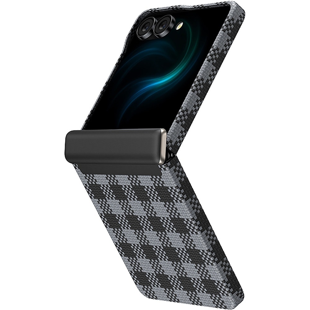 Benks Magnetic Armor Vichy Spin Kevlar Case 1000D for Samsung Galaxy Z Flip 7 black