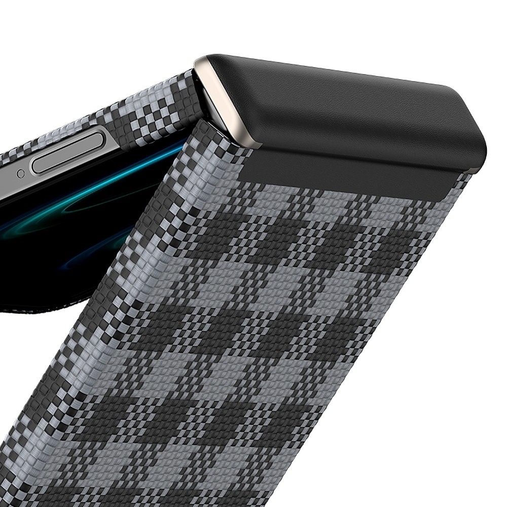 Benks Magnetic Armor Vichy Spin Kevlar Case 1000D for Samsung Galaxy Z Flip 7 black