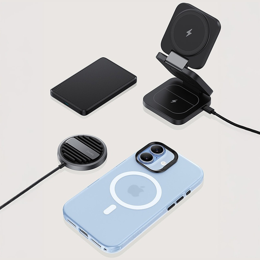 Benks Magnetic Lucid Armor Case for iPhone 17 blue