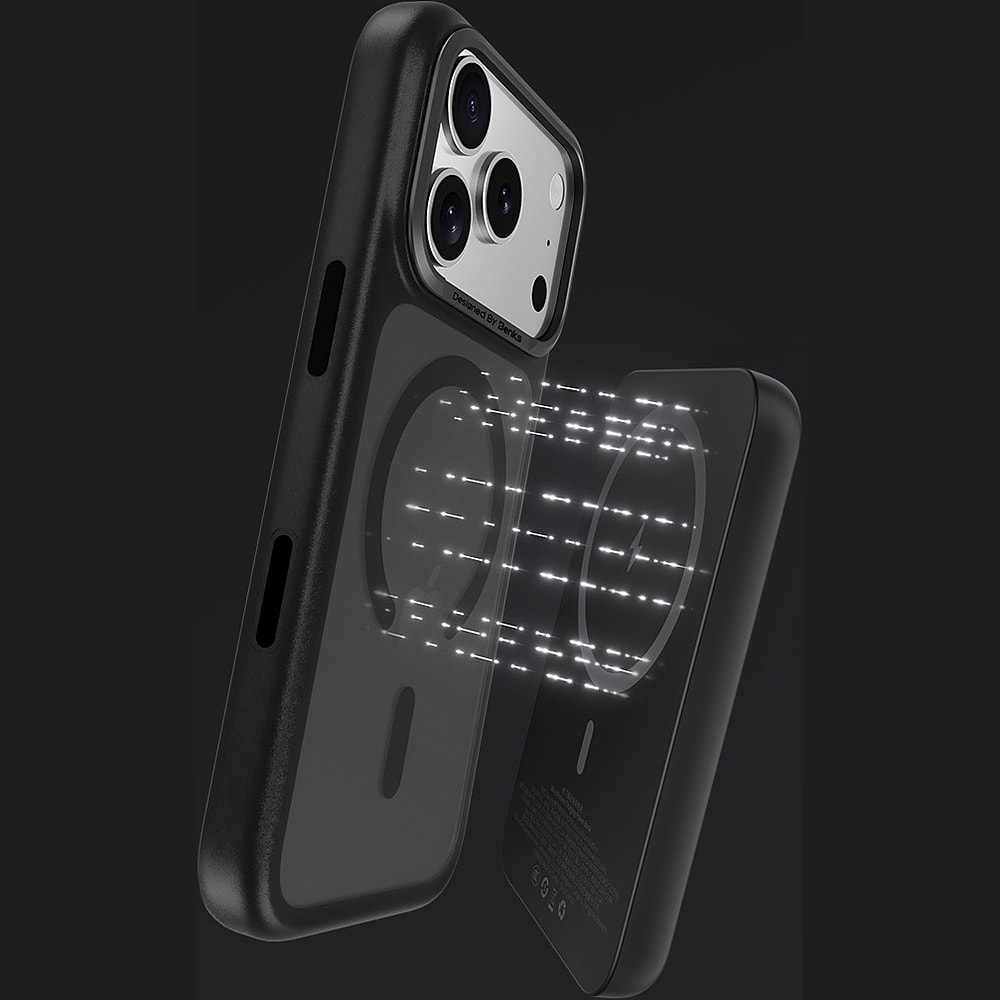 Benks Magnetic Mist Case Metal Frame for iPhone 17 green
