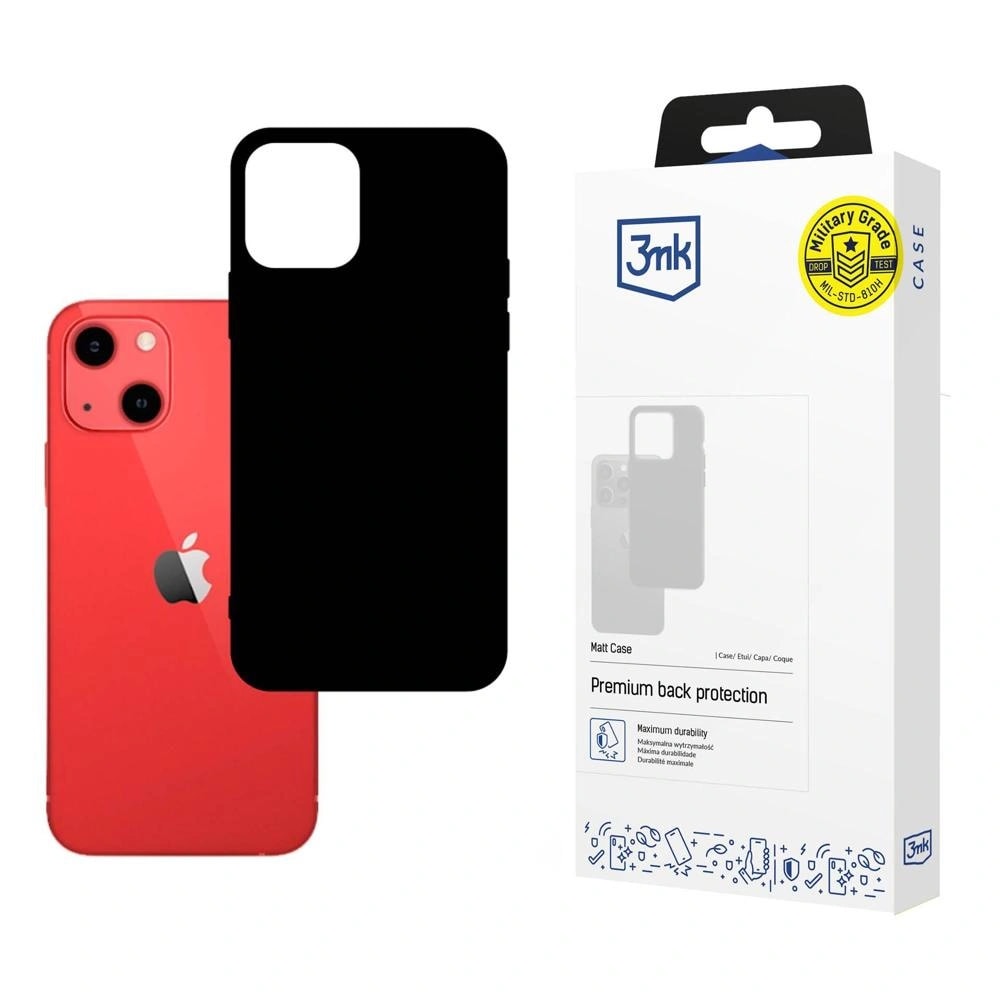 Case For iPhone 13 Mini Series 3mk Matt Case Black