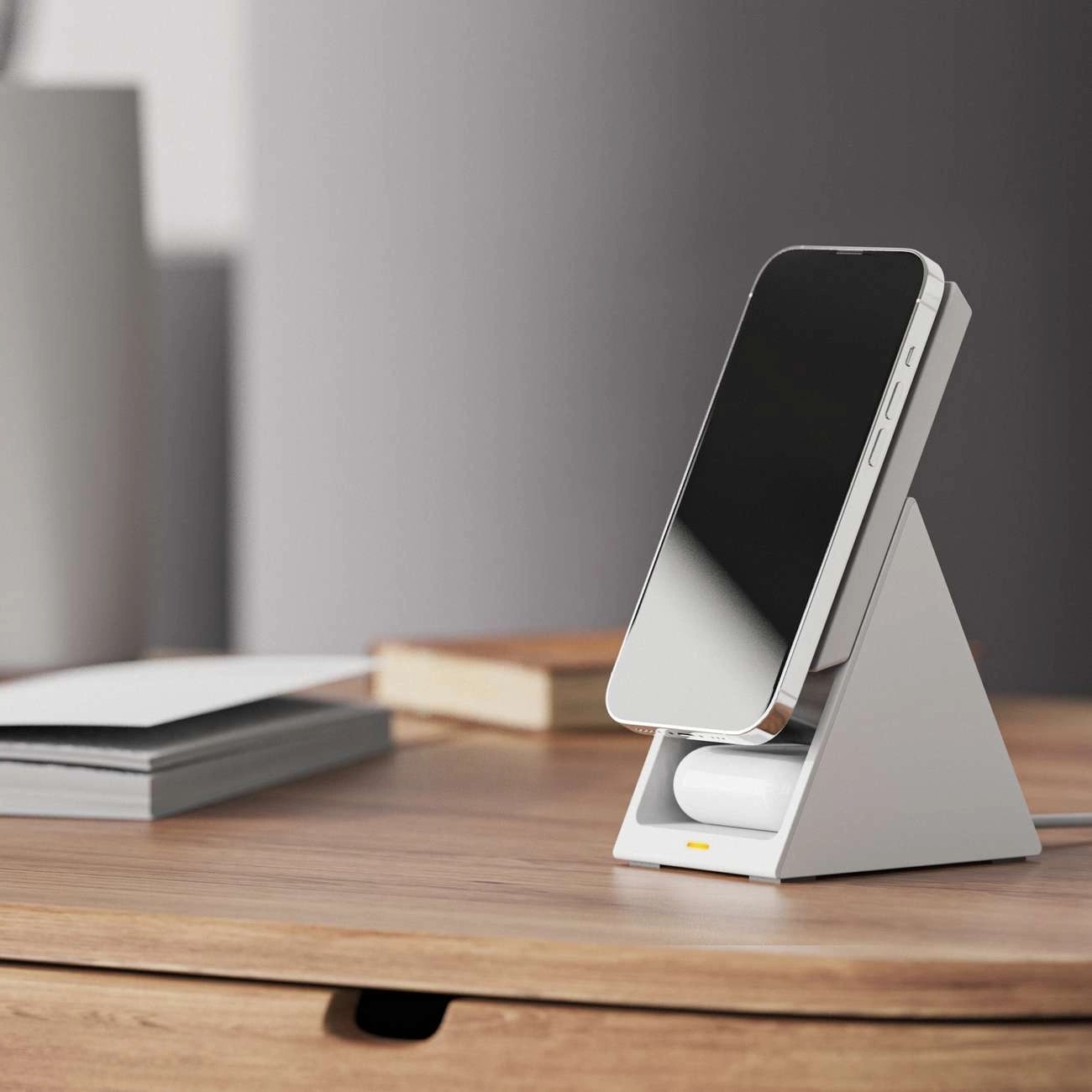 Choetech T600 15w 3in1 Inductive Charging Station White