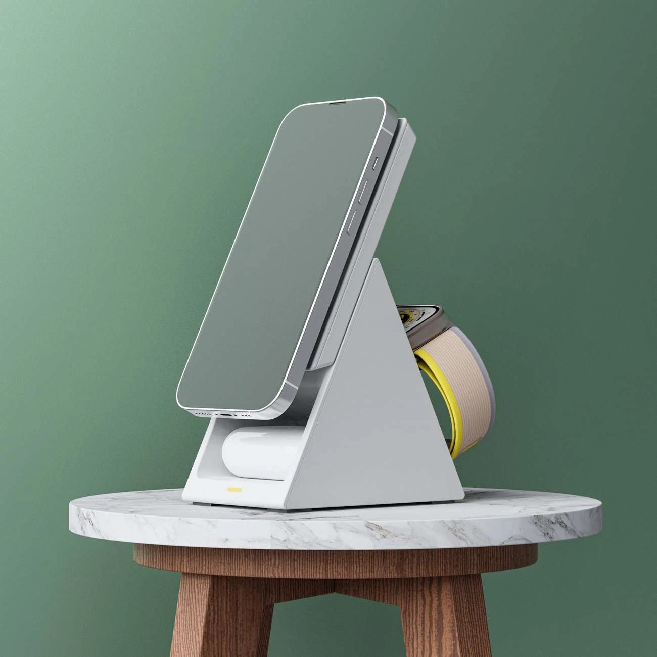 Choetech T600 15w 3in1 Inductive Charging Station White