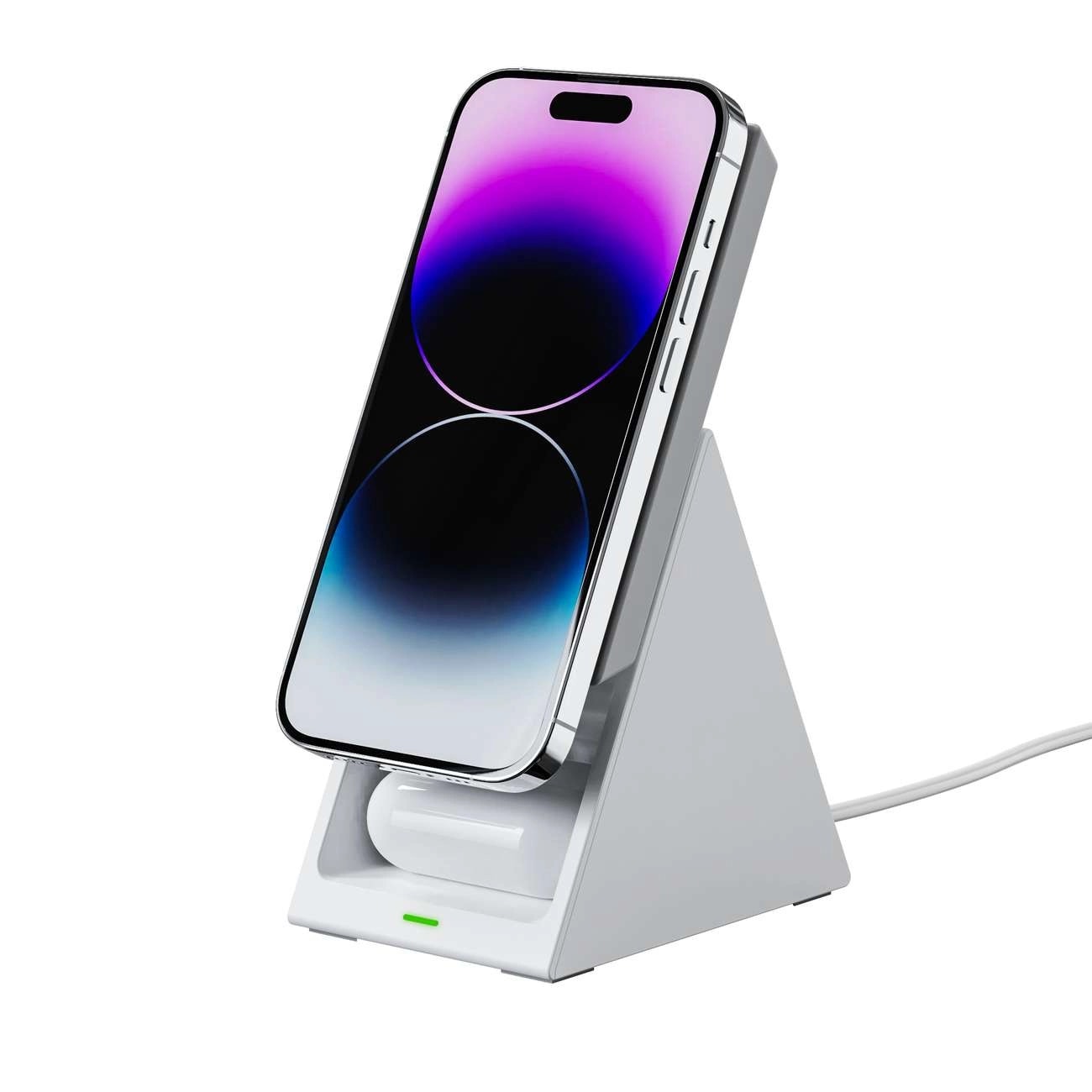 Choetech T600 15w 3in1 Inductive Charging Station White