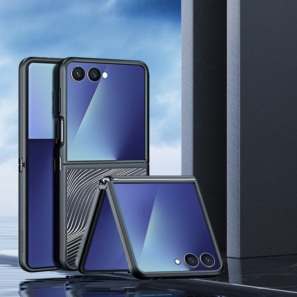 Dux Ducis Aimo Case For Samsung Galaxy Z Flip7 Black