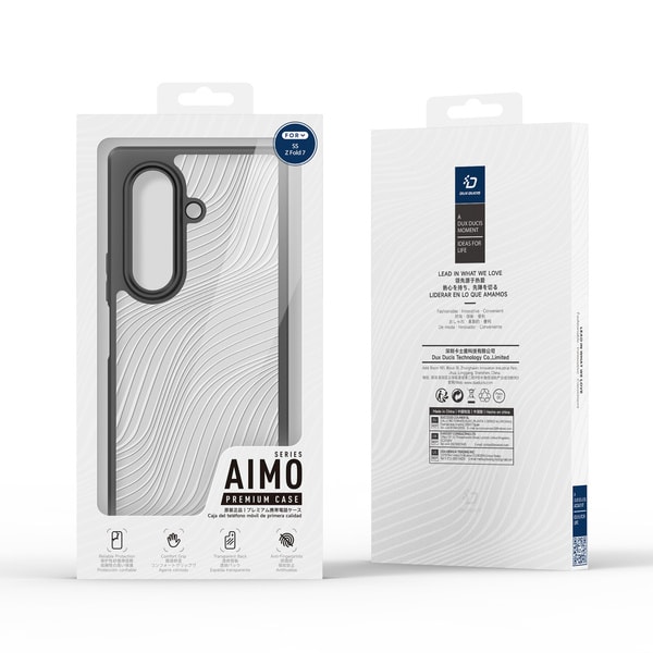 Dux Ducis Aimo Case For Samsung Galaxy Z Fold7 Black