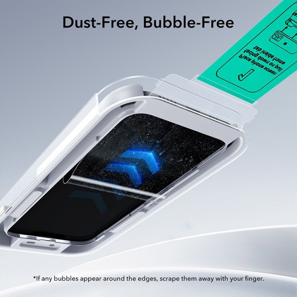 Esr Ultrafit Tempered Glass 2 Pack For iPhone 17 Air Transparent