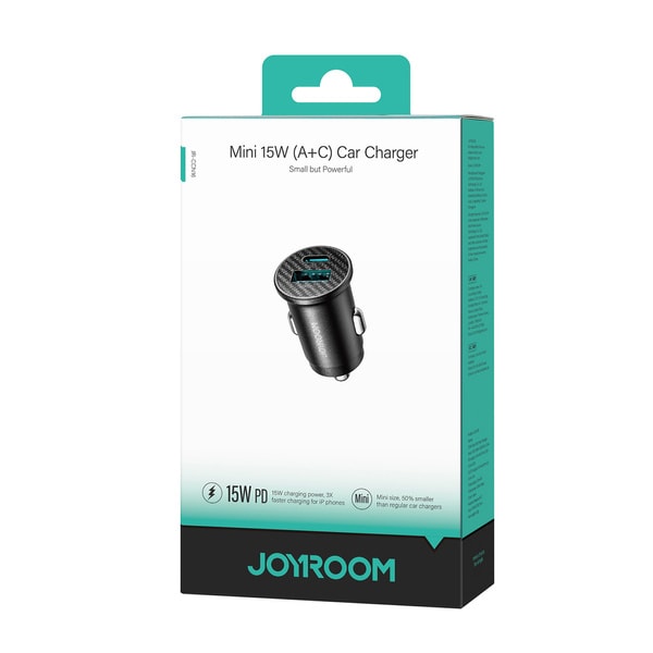 Joyroom JR Ccn16 Mini 15w Car Charger Black