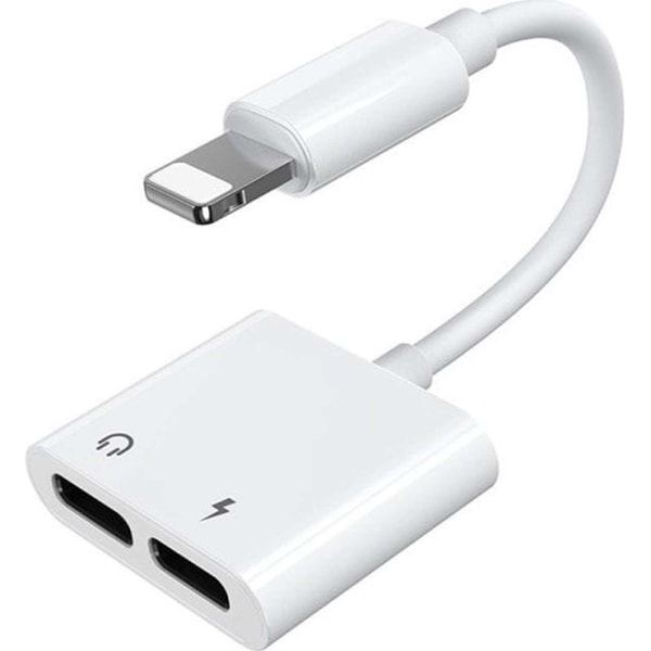 Joyroom S Y104 Headphone Lightning 2X Lightning Adapter White