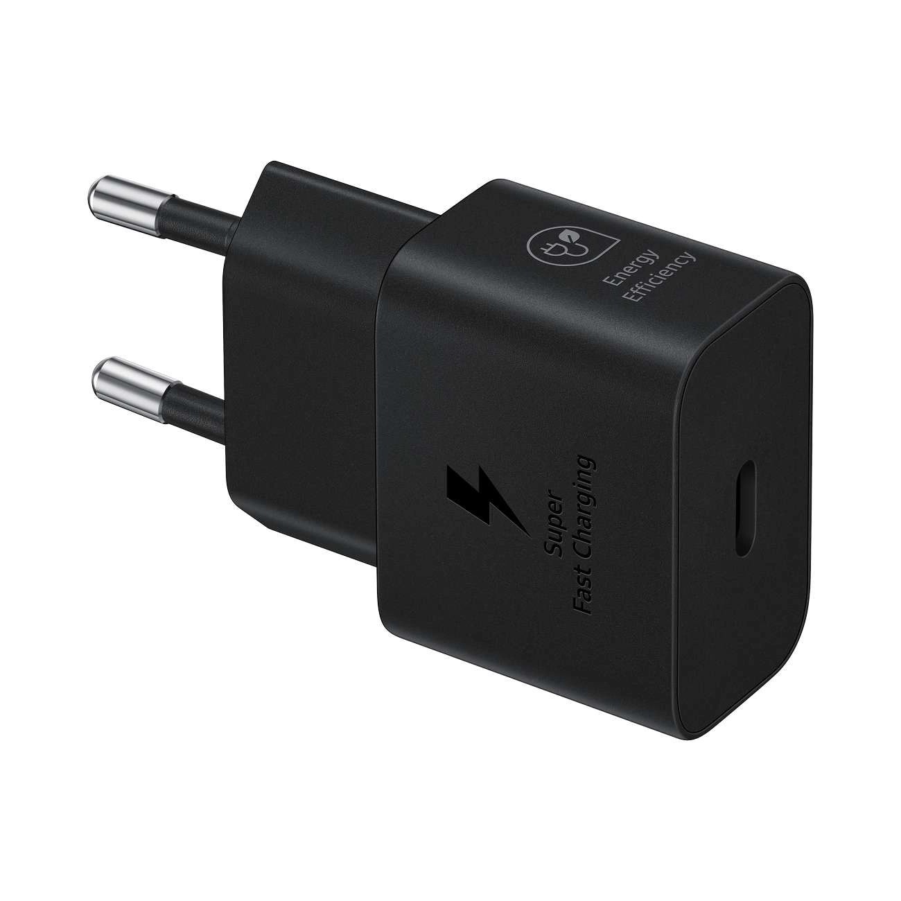 Samsung EP T2510nbegeu 25w Sfc USB C Gan Wall Charger Black