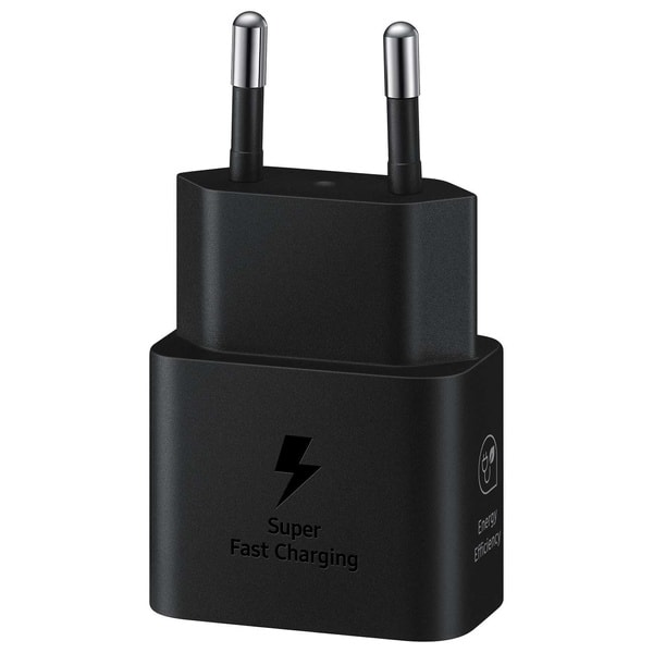 Samsung EP T2510nbegeu 25w Sfc USB C Gan Wall Charger Black