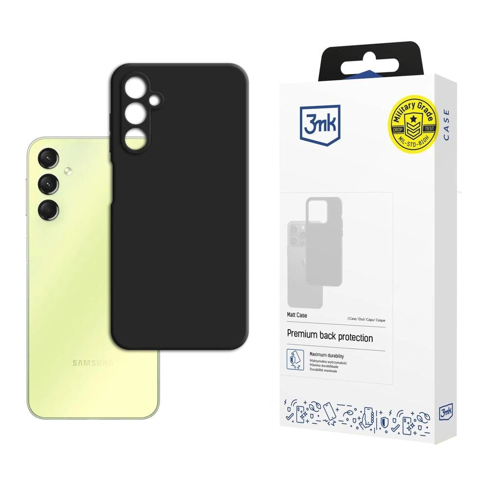 Samsung Galaxy A25 5G 3mk Matt Case Black
