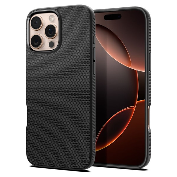 Spigen Liquid Air Case For iPhone 16 Pro Max Black