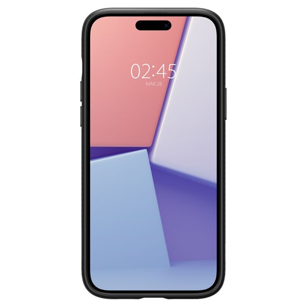 Spigen Liquid Air iPhone 15 Case Matte Black