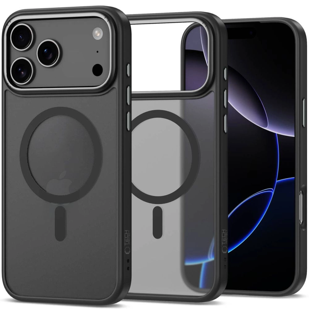 Tech Protect Camedge MagSafe Case For iPhone 17 Pro Clear Matte