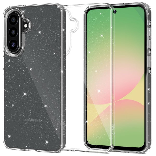 Tech Protect Flexair Case For Samsung Galaxy A56 5G Clear Glitte