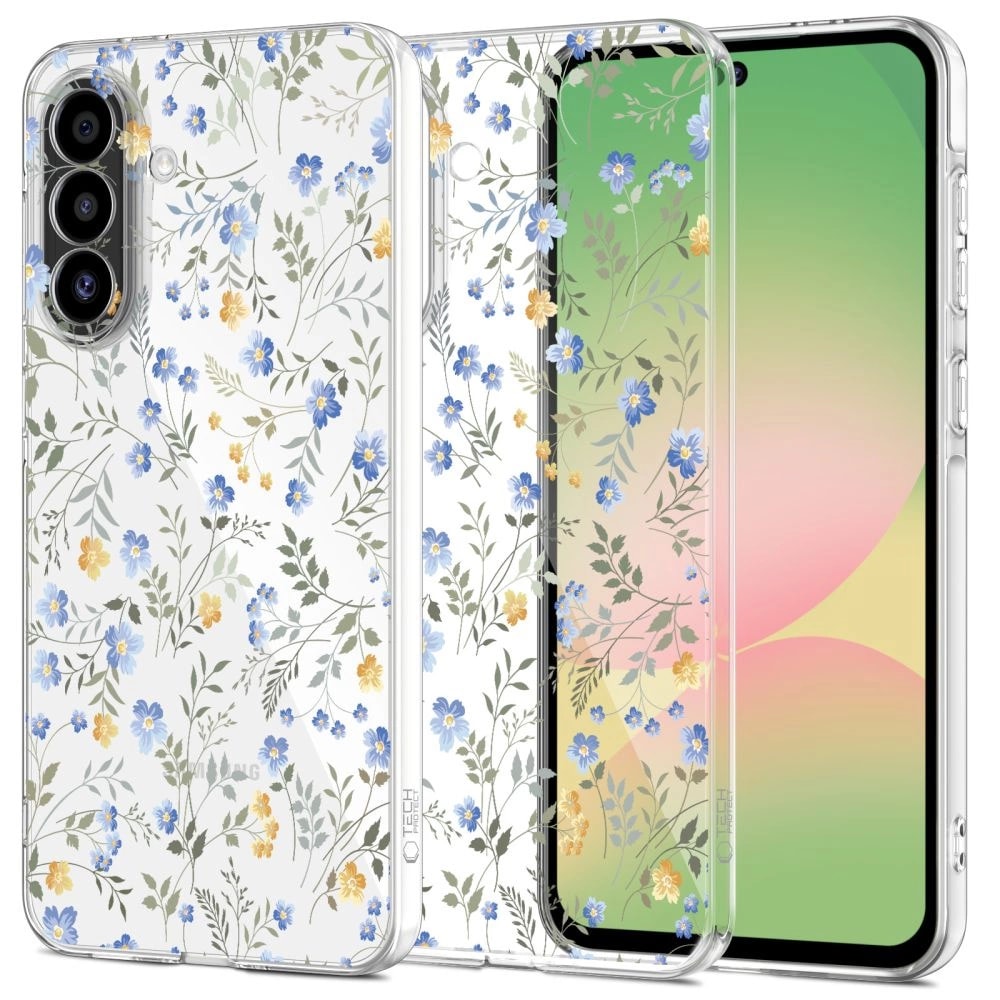 Tech Protect Flexair Case For Samsung Galaxy A56 5G Daisies With