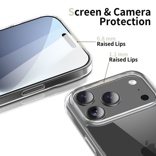 Tech Protect Flexair Hybrid Case For iPhone 17 Pro Clear