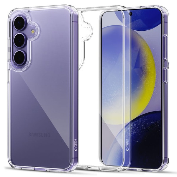 Tech Protect Flexair Hybrid Case For Samsung Galaxy S25 Transpar