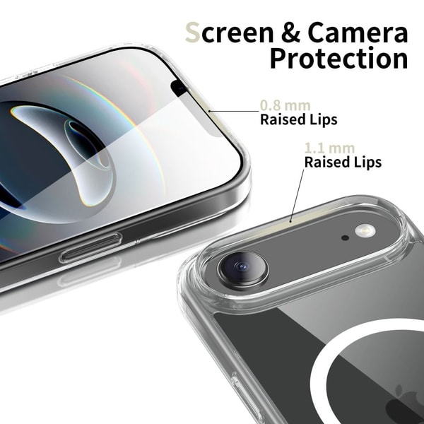 Tech Protect Flexair Hybrid MagSafe Case For iPhone 17 Air Clear