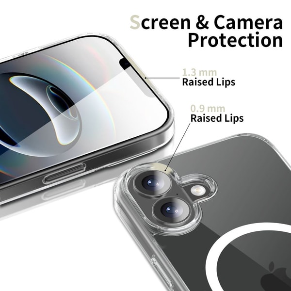 Tech Protect Flexair Hybrid MagSafe Case For iPhone 17 Clear