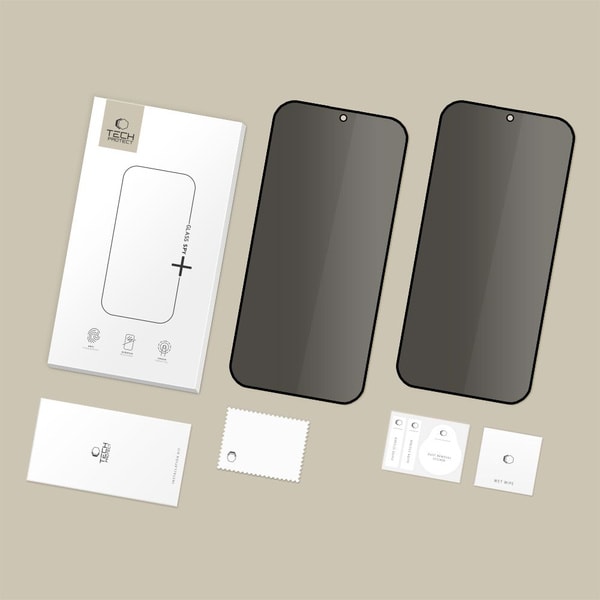 Tech Protect Glass Spy 2 Pack Privacy Tempered Glass For Samsung