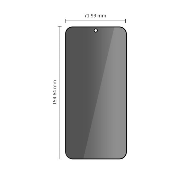 Tech Protect Glass Spy 2 Pack Privacy Tempered Glass For Samsung