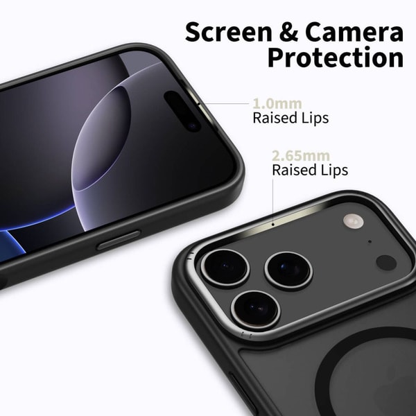 Tech Protect Magedge MagSafe Case For iPhone 17 Pro Matte Black