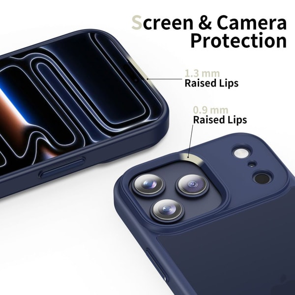 Tech Protect Magmat Case For iPhone 17 Pro Matte Navy Blue