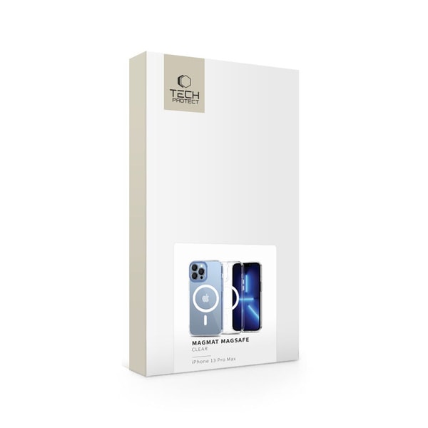 Tech Protect Magmat MagSafe Case For iPhone 13 Pro Max Clear