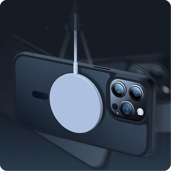 Tech Protect Magmat MagSafe iPhone 15 Pro Case Clear Black