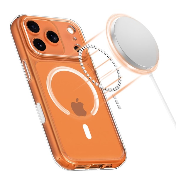 Tech Protect Magpeak MagSafe CC Case For iPhone 17 Pro Clear