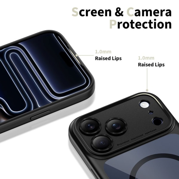 Tech Protect Magpeak MagSafe CC Case For iPhone 17 Pro Max Clear