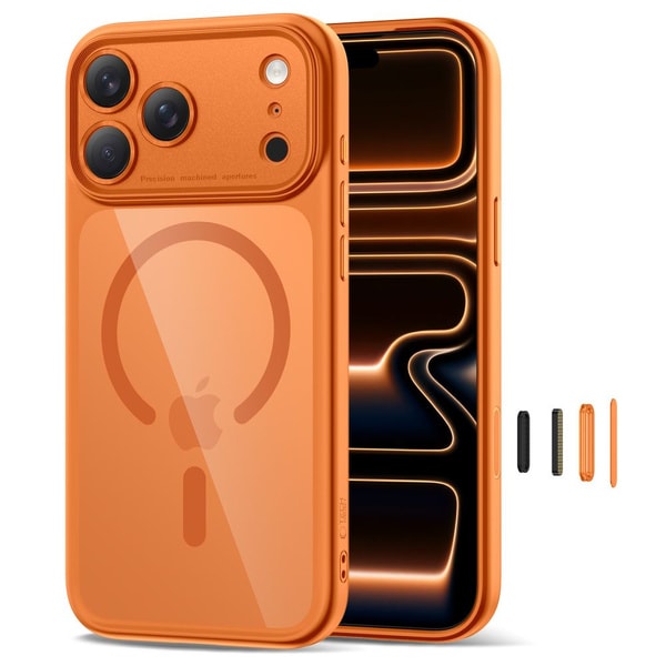 Tech Protect Magpeak MagSafe CC Case For iPhone 17 Pro Transpare