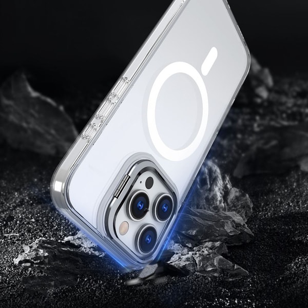 Tech Protect Magstand MagSafe Case For iPhone 16 Pro Clear