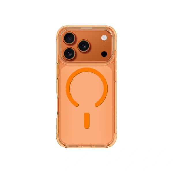AmazingThing Minimal case for iPhone 17 Pro, compatible with MagSafe - orange