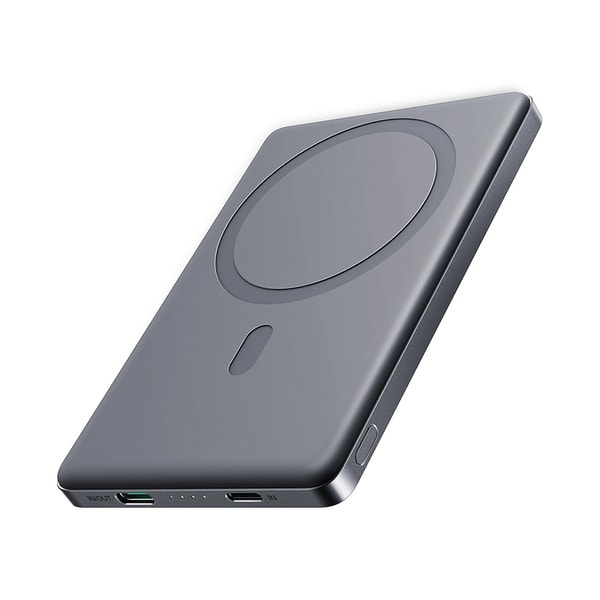 BestsellerPowerbank Joyroom JR-PBM08 5000mAh 20W ultra-thin with inductive charging - gray
