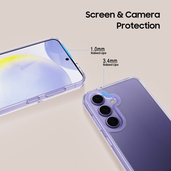 Tech-Protect FlexAir Hybrid Case for Samsung Galaxy A56 5G - Transparent