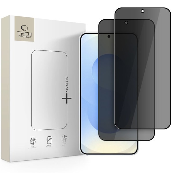 Tech-Protect Glass SPY+ 2-Pack Privacy Tempered Glass for Samsung Galaxy S26+